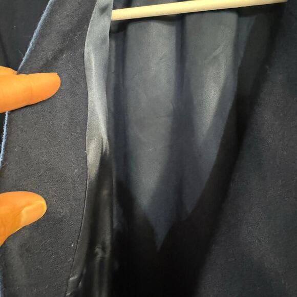 Vintage Pendleton Women’s Pure Virgin Wool Lined Blazer Size 16 Blue USA Made - Picture 8 of 10